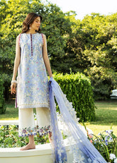 Sadaf Fawad Lawn '25 | BLOOM-4A | 3PC Embroidered Lawn Suit